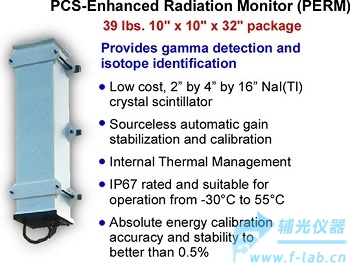 伽马探测器_伽玛探测器PERM采用NaI(Tl)碘化钠闪烁晶体用于伽马射线辐射探测-辅光仪器