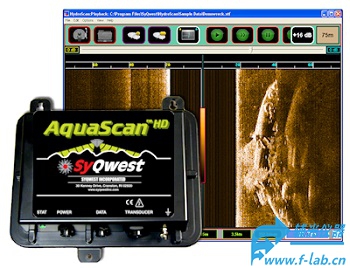 高分辨率侧扫声纳AquaScan是syqwest便携式侧扫成像声纳-辅光仪器